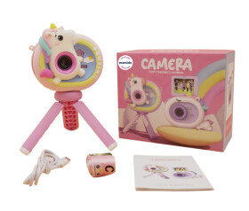 Mamido Kreativní dětská kamera jednorožec Rainbow Unicorn MT1402