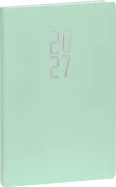 NOTIQUE Ponza 2027 mentolový / Týdenní diář / 15 × 21 cm