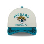 New Era Pánská kšiltovka Jacksonville Jaguars NFL 2025 Draft 9FORTY M-Crown A-Frame Snapback - Béžová