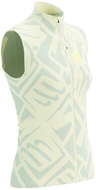 Běžecká vesta Compressport Hurricane Windproof Vest v2 W - Sugar/Ice Print Velikost textilu: S