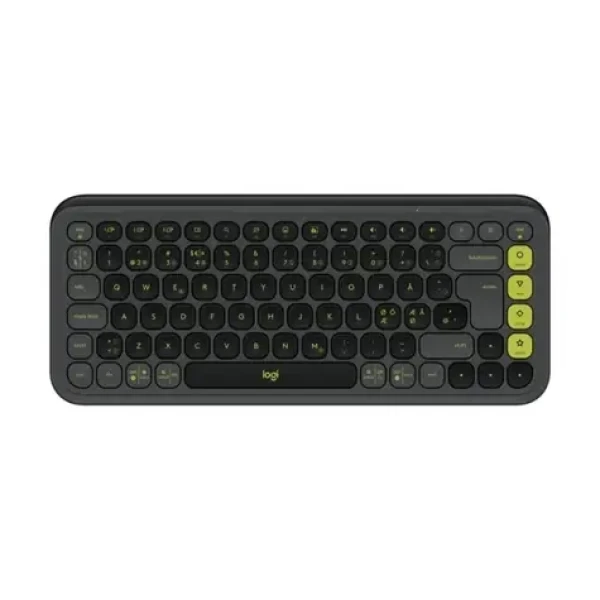 Logitech POP ICON Keys grafitová / Bezdrátová klávesnice / Nordic (920-013273)