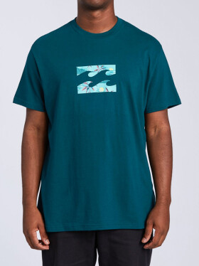 Billabong TEAM WAVE DEEP TEAL pánské tričko s krátkým rukávem - XL