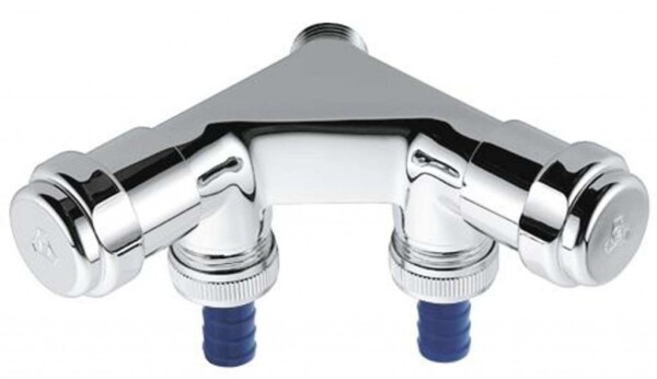 GROHE - Eggemann Originální WAS dvojitý ventil jednoduchý, chrom 41022000