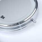Erga Eda, LED osvětlené kosmetické zrcadlo na make-up ø20 cm, chromová, ERG-YKA-CH.EDA