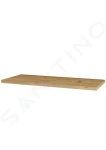 Kielle Deska pod umyvadlo 120 cm, s výřezem, karamel 50524121