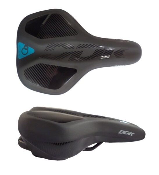 Sedlo DDK DD053MFR 270x189mm E-bike Memory, černo/modré