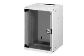 Digitus SOHO PRO 12U šedá / Nástěnný rozvaděč / 10" / skleněné dveře / nosnost 60 kg / IP20 (DN-49104)