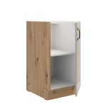 Spodní skříňka Stilo 40 D 1F BB Barva korpusu: Bílá, Barva dvířek: Clay Grey