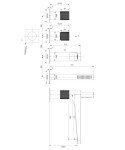 OMNIRES - CONTOUR vanová baterie 4-otvorová chrom /CR/ CT8032CR