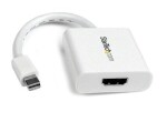 StarTech pasivní adaptér Mini DisplayPort M na HDMI F bílá / 1920x1200 / zvuk 5.1 (MDP2HDW)