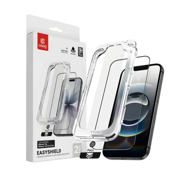 EasyShield 2-Pack / Ochranné sklo / Apple iPhone 17e, 16e, 14, 13, 13 Pro / 2 ks / Tvrzené sklo (CRGES2PIP16E)