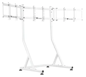 Thermaltake Triple Monitor Stand Snow bílá / Trojitý stojan na monitory / pro GR500 / 32"–55" / VESA / 60 kg (GEA-RMS-TMSWHT-01)