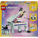LEGO LEGO® Creator 3 v 1 31392 Hudební dekorace: Klavír s kočkou