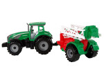 Mamido Traktor s postřikovačem třecí pohon zelený