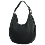 Módní dámská koženková kabelka na rameno Erlea, černá