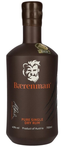 Baerenman Pure Single Dry Rum 0,7L