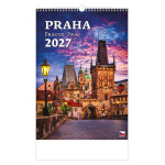 Kalendář nástěnný 2027 - Praha/Prague/Prag