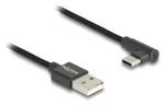 Delock černá / Kabel USB 2.0 Typ-A (M) - USB-C (M) / 480 Mbit/s / 0,5 m (80029)