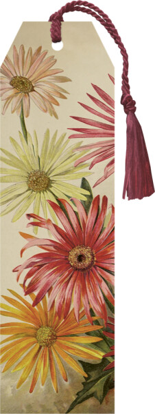 Knižní záložka Orange Autumn Plants