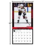 JF Turner Kalendář Chicago Blackhawks NHL 2027 Wall Calendar