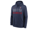 Nike Pánská mikina Boston Red Sox MLB Club Fleece Pullover Hoodie Velikost: XL