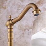 REA - Kuchyňská Umyvadlová baterie Rustico antique gold REA-B5521