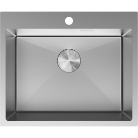 MEXEN - Solix ocelový dřez 1-bowl 600 x 500 mm, nerez 6408601000-01