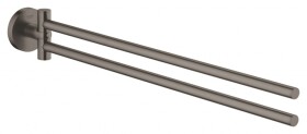 GROHE - Essentials Držák na ručníky, kartáčovaný tmavý grafit 40371AL1