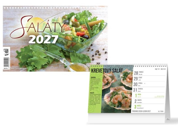 Stolní kalendář 2027 MFP Saláty