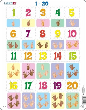 Puzzle MAXI Prsty na ruce od 20/20 dílků