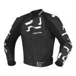 Moto bunda Richa Stradale černo/bílá kožená - 52