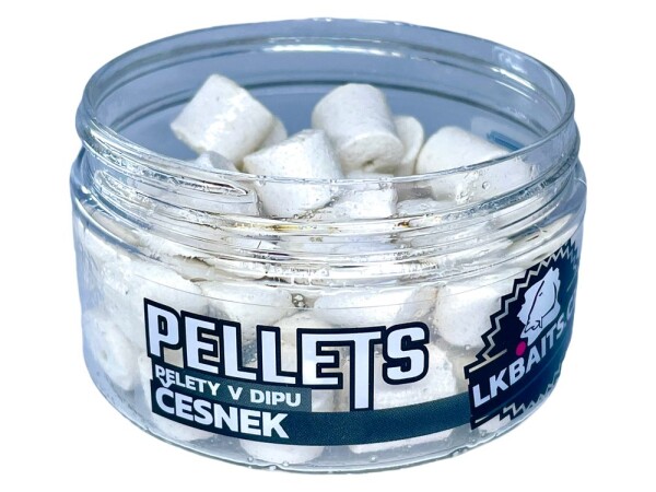 LK Baits Pelety v dipu Česnek 60g,LK Baits Pelety v dipu Česnek 60g