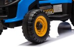 Mamido Dětský elektrický traktor BBH-030 s přívěsem modrý