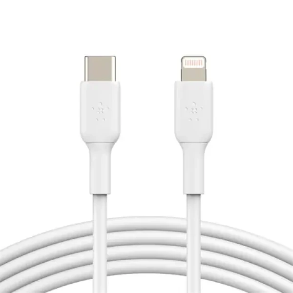 BELKIN CAA003bt1MWH kabel USB-C na Lighting bílá / 1m (CAA003bt1MWH)