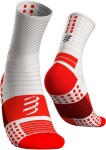 Běžecké kompresní ponožky Compressport Pro Marathon Socks - WHITE Velikost: T1