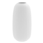 Storefactory Porcelánová váza ÅBY White 26 cm, bílá barva, porcelán