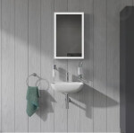 DURAVIT - ME by Starck Umývátko 450x320 mm, s přepadem, s otvorem pro baterii, bílá 0719450000