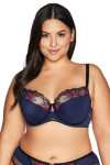 Polovyztužená dámská podprsenka semi soft Ava 2119 Navy Blue tmavě modrá 70G