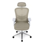 Kancelářská židle, houpací mechanismus, béžová síťovina, KA-K2031 BGE