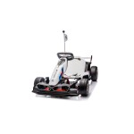 Mamido Dětská elektrická motokára BMW Gokart s funkcí driftu bílá