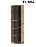 BRADOP Skříň jednodveřová CASPER C105 ROZMĚR: (š/v/h) 50 x 184 x 50 cm - pravý BRA-C106-SKRIN-PRAVA