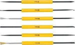 Vorel Sada nástrojů pro demontáž elektroniky 6 ks / Sada nářadí / Hroty, špachtle, páčidla / 180 mm (TO-79398)