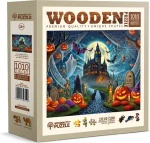 WOODEN CITY Dřevěné puzzle Halloweenský hrad