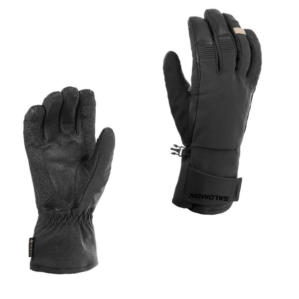 Zimní rukavice SALOMON QST GORE - TEX Deep Black velikost L