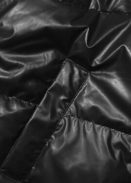 Černá krátká dámská oversize bunda (5M3193-392) odstíny černé L (40)