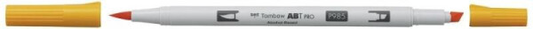 Tombow Oboustranný štětcový lihový fix ABT PRO - chrome yellow