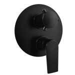 SLEZAK-RAV - Vodovodní baterie sprchová vestavěná COLORADO černá matná, Barva: černá matná CO186KCMAT