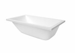 Obdélníková vana SAT Aurum 150x80 cm akrylát levá i pravá SATVAUR150 SATVAUR150