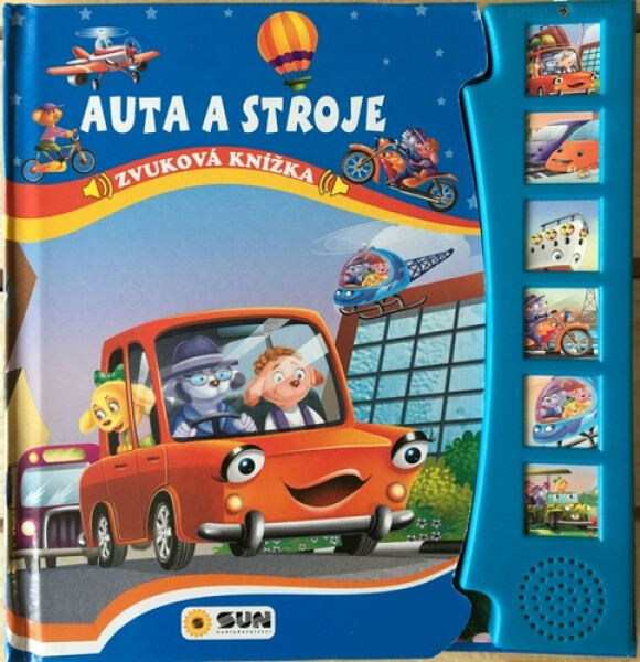 Auta a stroje - Zvuková knížka - Kolrktiv