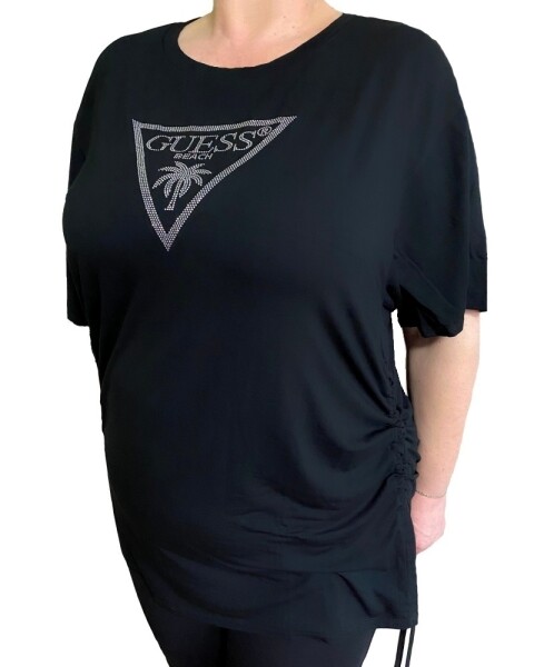 Dámské triko Guess E4GI00 černé OVERSIZE